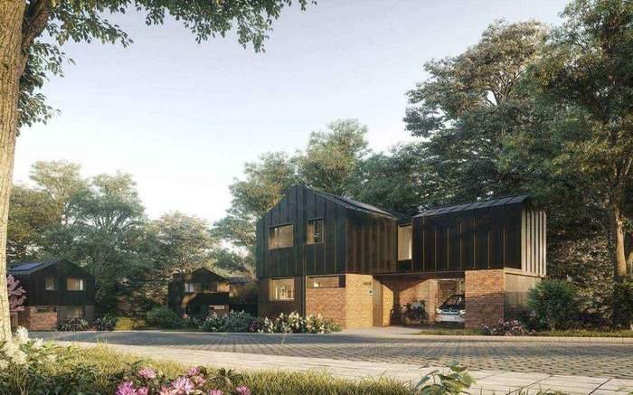 Early stage design visual for a self-build home